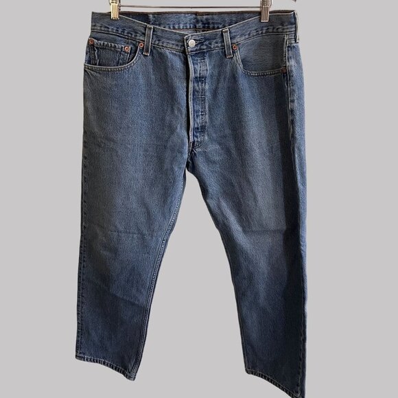 Vintage Levis 501 Jeans‎ Mens 38 (36x28.5) Original Button Down Fly Straight Leg - Picture 7 of 10